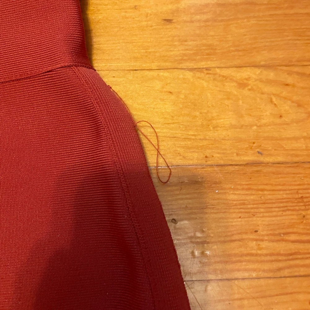 Bodycon Dress in RUST - Picture 5 of 12